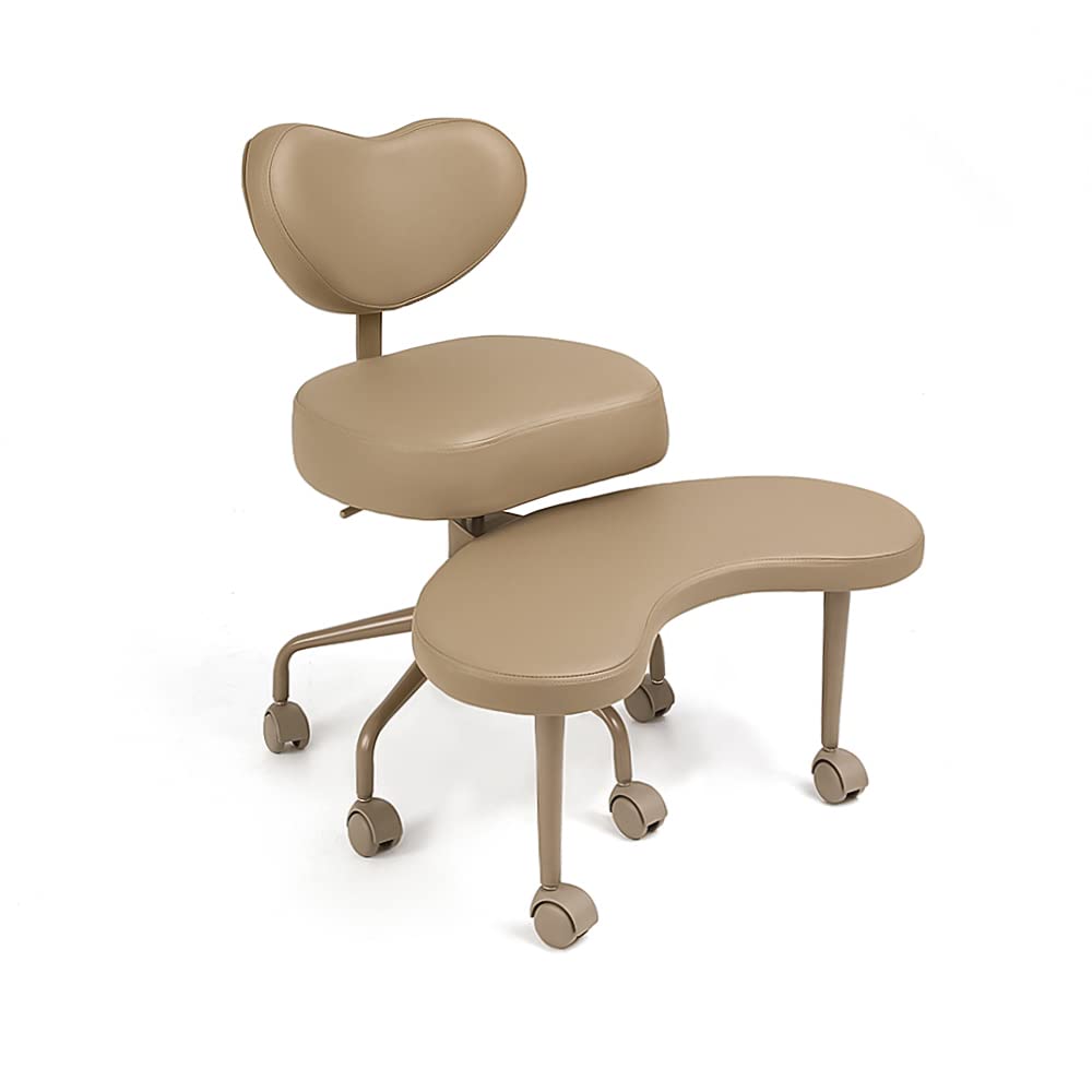 Pipersong Criss Cross Bürostuhl Ergonomisch mit Fußstütze & Rollen, Schreibtischstuhl mit verstellbaren Armlehnen