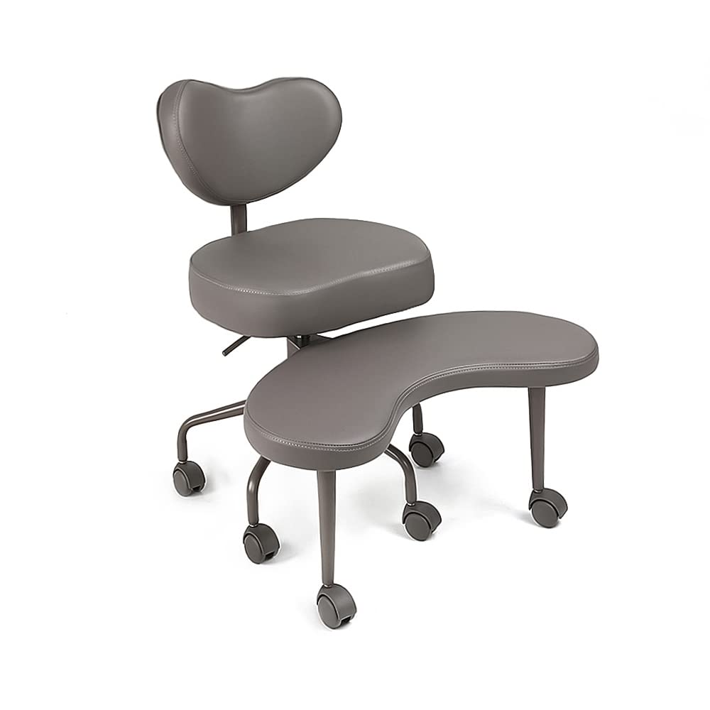 Pipersong Criss Cross Bürostuhl Ergonomisch mit Fußstütze & Rollen, Schreibtischstuhl mit verstellbaren Armlehnen