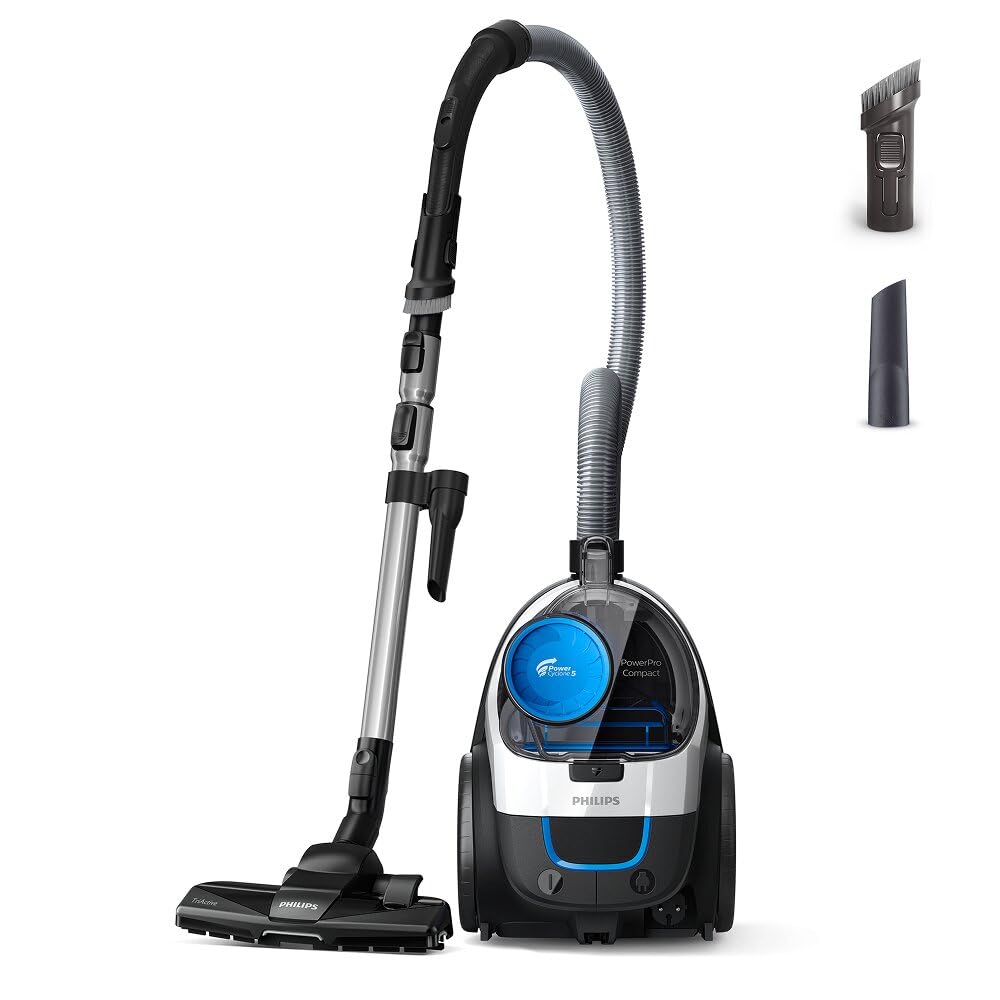 PHILIPS Beutelloser Staubsauger 3000 Serie, Weiß, 900 W