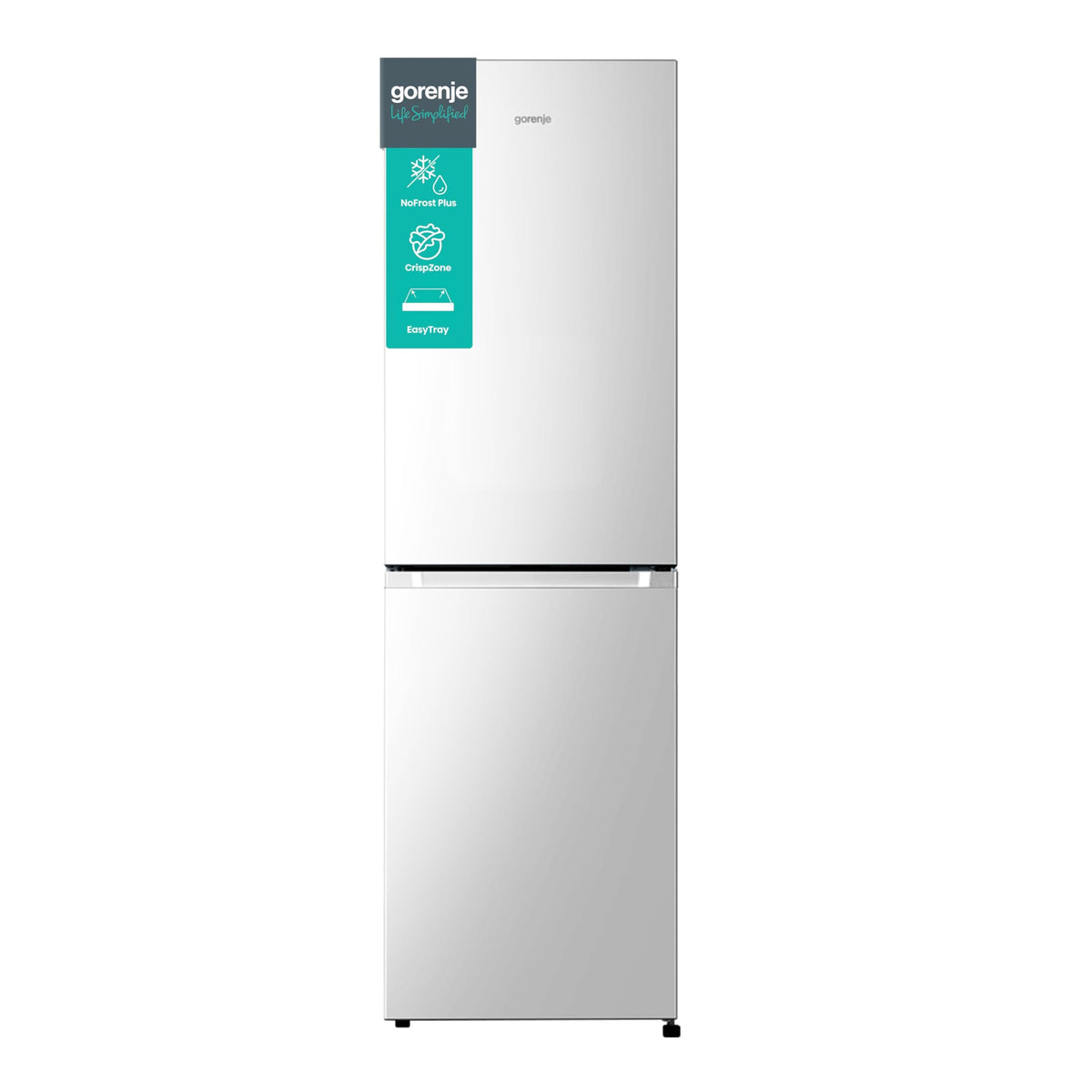 Gorenje RK 4182 PS4 Kühl-Gefrier-Kombination/ Höhe 180 cm/ Kühlen 198 L/ Gefrieren 66 L/ Gemüsefach/ 39dB/ LED Beleuchtung/ HxBxT: 180 x 55 x 55,7 cm / Grau