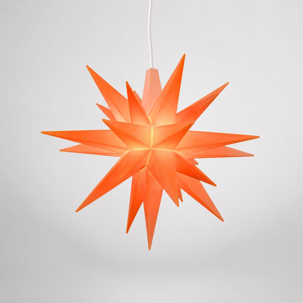 Herrnhuter Sterne Sonderedition 2026 - Miniaturstern apricot - 8cm - indoor - inkl. 3m Kabel - kein Netzteil enthalten