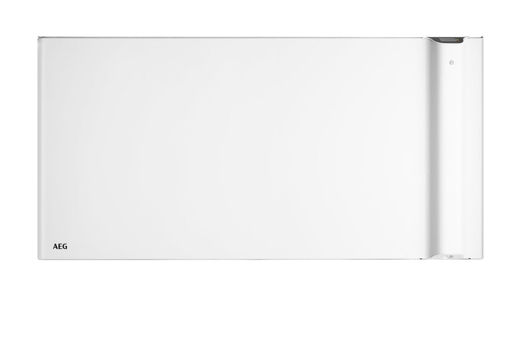 AEG Wandkonvektor WKL 1505 für ca. 15 m², 1500 W, 5-30 °C, wandhängend, LC-Display, Wochentimer, Metall, Ökodesign 2018, 236534