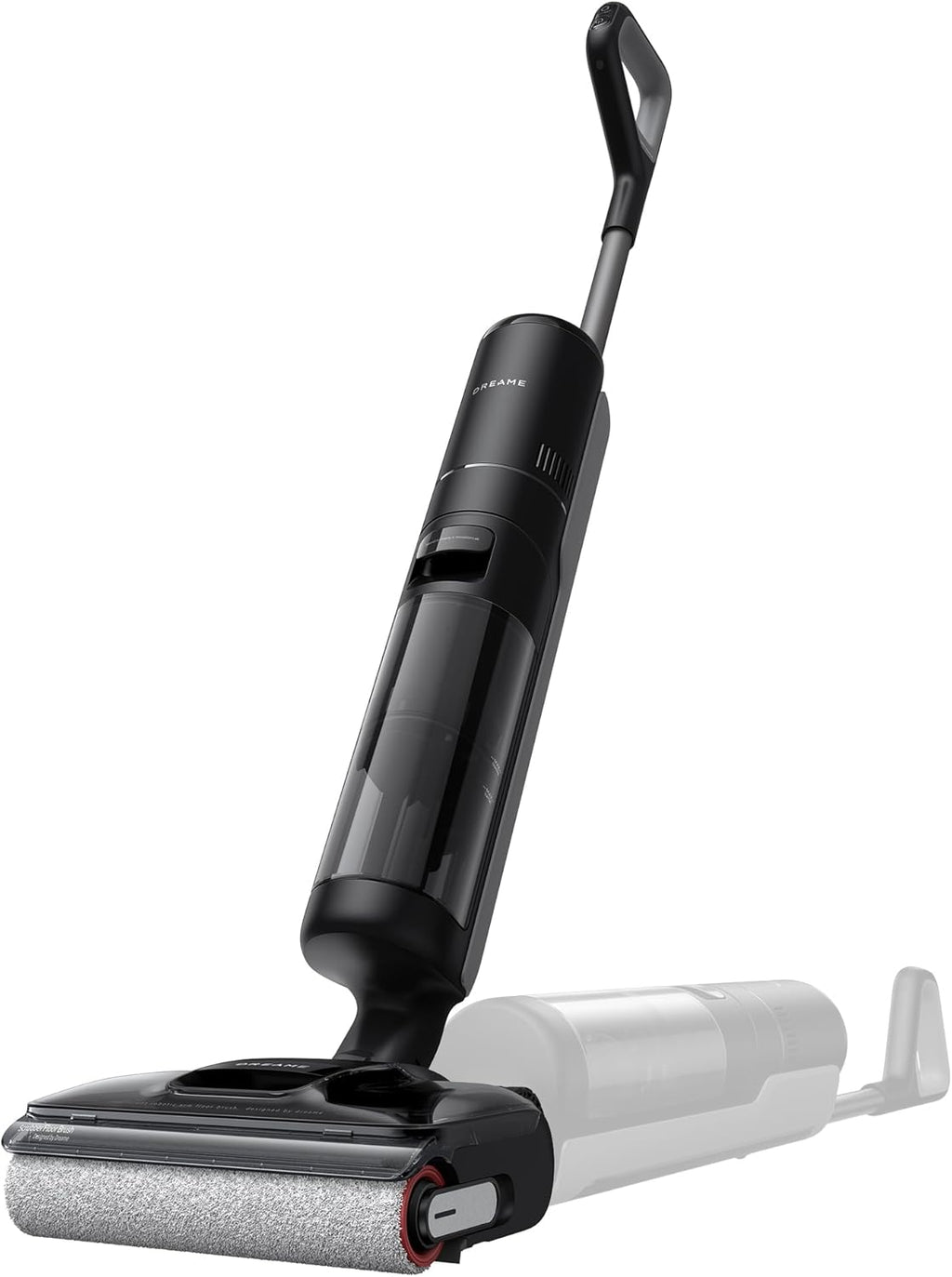 dreame H12 Pro FlexReach Nass- und Trockensauger, Flaches 180°-Design, Trocknung in 5 Minuten, 18.000 Pa Saugkraft, 90 °C Heißwäsche, Doppel-Kantenreinigung, Reinigung in 50 Minuten