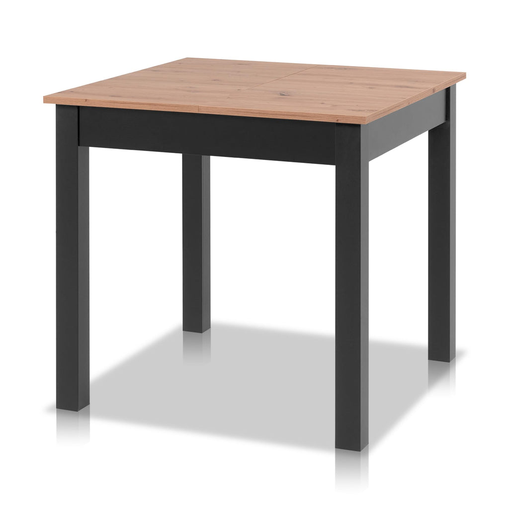 smart Esstisch 140x80 cm Asteiche, Küchentisch ausziehbar bis 180 cm, Esszimmertisch aus Holzwerkstoff inkl. erweiterbare Auszugsplatte, moderner Tisch für bis zu 8 Personen