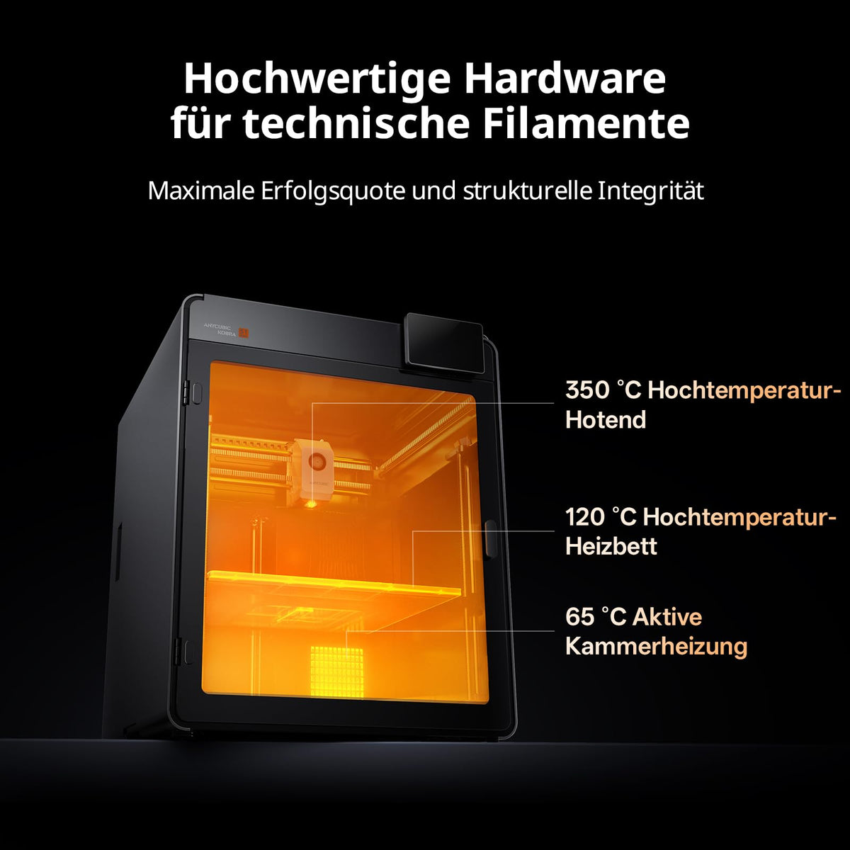 Anycubic Kobra S1 Max Combo 3D Drucker Mehrfarbig, 350 °C Hotend
