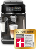 PHILIPS Kaffeevollautomat LatteGo 3300 Serie, Chrom, 6 Spezialitäten