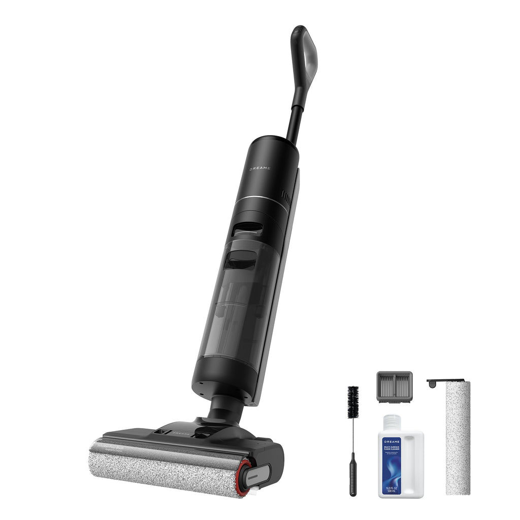 dreame H12 Pro FlexReach Nass- und Trockensauger, Flaches 180°-Design, Trocknung in 5 Minuten, 18.000 Pa Saugkraft, 90 °C Heißwäsche, Doppel-Kantenreinigung, Reinigung in 50 Minuten