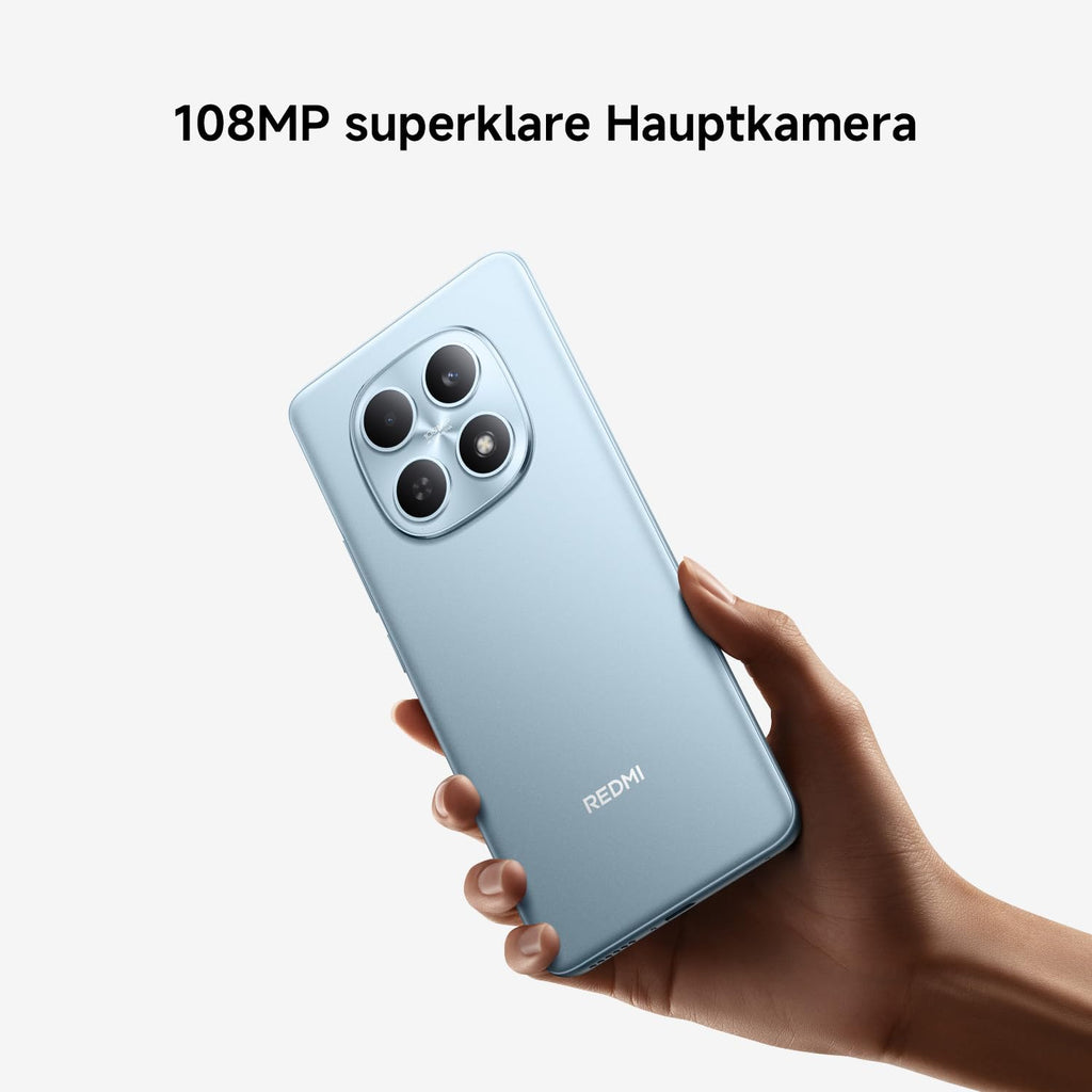 XIAOMI REDMI Note 15 Smartphone 8+256GB, 6000mAh, 108MP Kamera, Schwarz