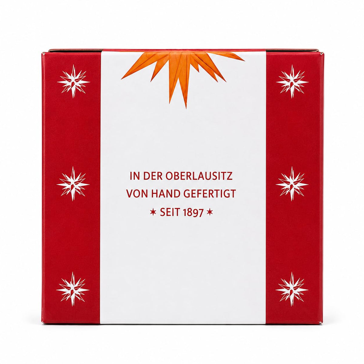 Herrnhuter Sterne Sonderedition 2026 - Miniaturstern apricot - 8cm - indoor - inkl. 3m Kabel - kein Netzteil enthalten