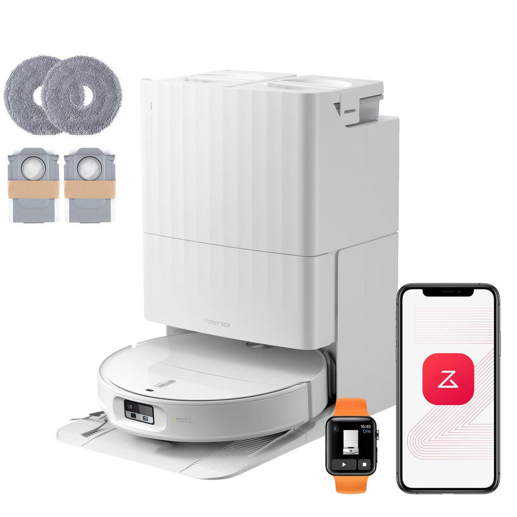 roborock Qrevo Edge 2 Saugroboter mit Wischfunktion, 25.000Pa Saugkraft