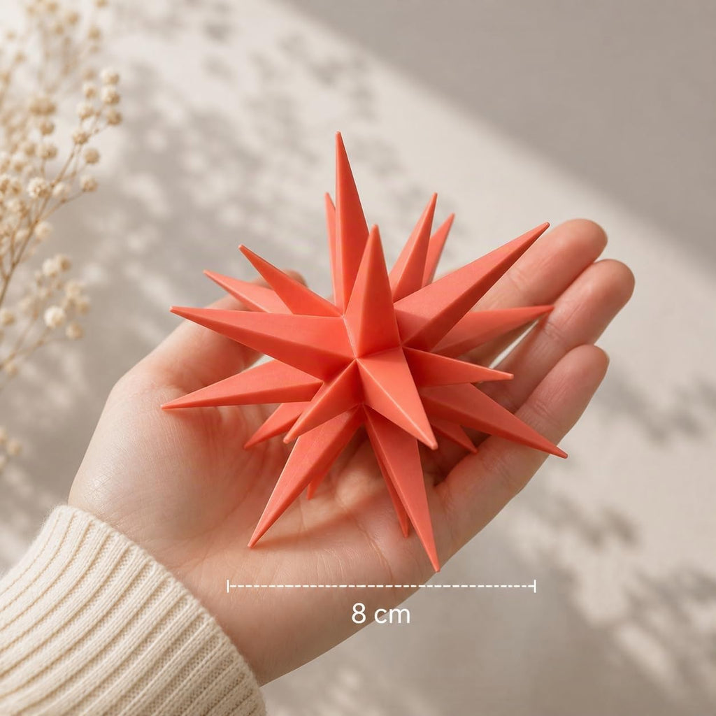 Herrnhuter Sterne Sonderedition 2026 - Miniaturstern apricot - 8cm - indoor - inkl. 3m Kabel - kein Netzteil enthalten