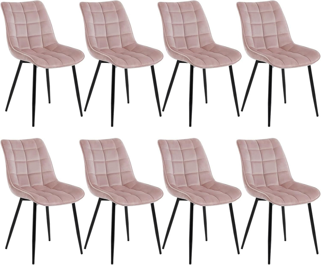 WOLTU Esszimmerstühle 4er Set, Küchenstühle gepolstert mit Rückenlehne