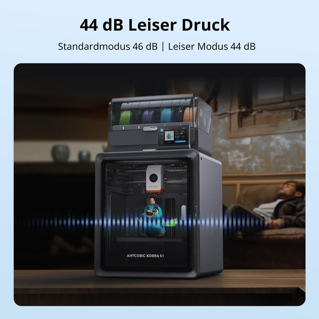 Anycubic Kobra S1 Combo 3D-Drucker, Trocknung Filament während des Drucks