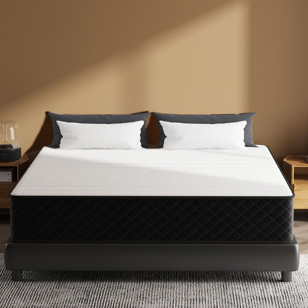 Matratze 180x200, Höhe 25cm mit Oeko-TEX Zertifiziert, Härtegrad H3 und H4, 7 Zonen Taschenfederkernmatratze mit Komfortschaum, Gewebe mit weicher, Langlebig & Hautfreundlich, 180x200x25cm
