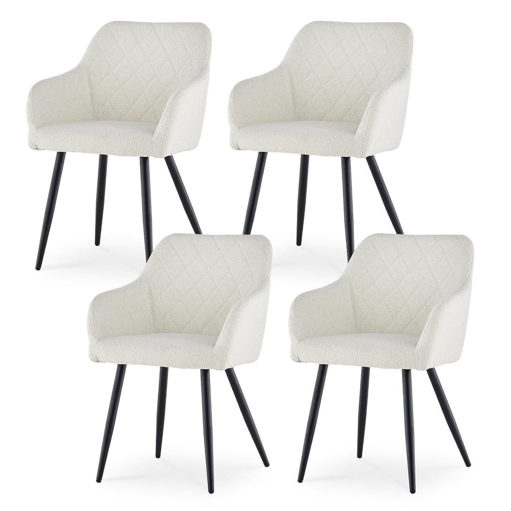 CLIPOP Esszimmerstühle 2er Set, Küchenstühle Grau Samtstoff stühle Polsterstühle mit Armlehne Metallbeine Polstersessel Stühle für Esszimmer Küche (2, Samt Grau)