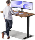 Desktronic HomePro Schreibtisch elektrisch höhenverstellbar, Steh-Sitz Schreibtisch mit Dual Motor, Touchscreen & USB-A/USB-C