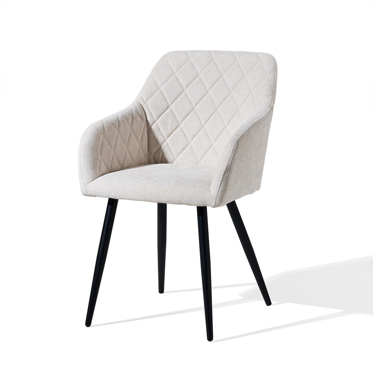 CLIPOP Esszimmerstühle 4er Set, Küchenstühle Grau Kunstlederstoff stühle Polsterstühle mit Armlehne Metallbeine Polstersessel Stühle für Esszimmer Küche (4, Kunstleder Grau)