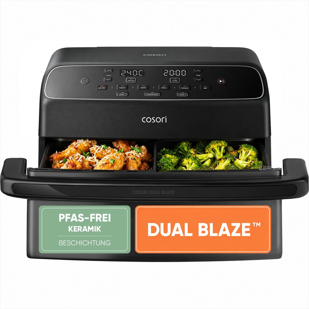 Cosori Airfryer, neue Generation 2026, exklusive TurboBlaze-Tech, 8,6 L