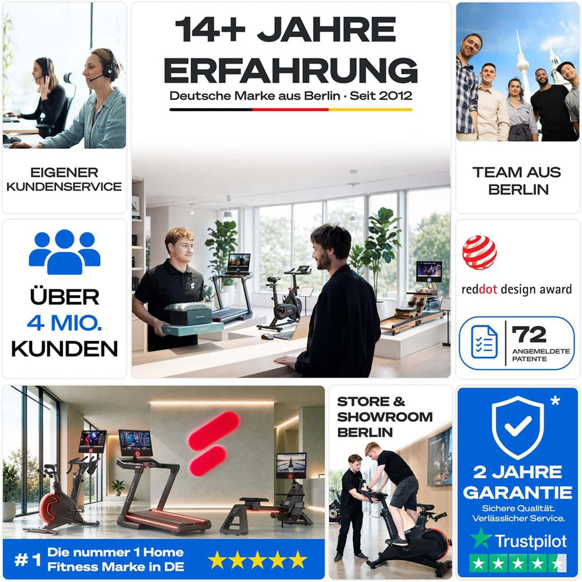 Sportstech, Laufband für Zuhause klappbar, bis 12 km/h, 9% Steigung