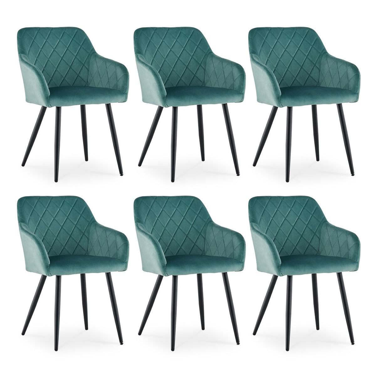 CLIPOP Esszimmerstühle 4er Set, Küchenstühle Grau Kunstlederstoff stühle Polsterstühle mit Armlehne Metallbeine Polstersessel Stühle für Esszimmer Küche (4, Kunstleder Grau)