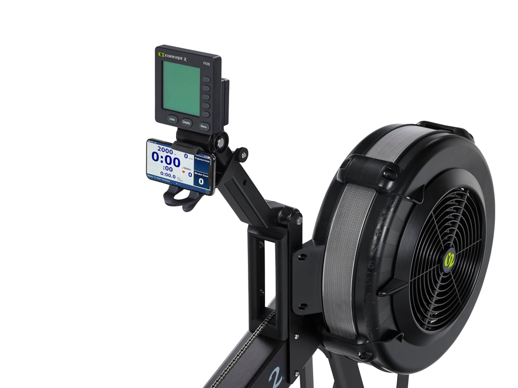 Concept2 RowErg mit Standardbeinen, Rudergerät Modell D,Luftwiderstand, Schwarz