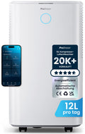 Pro Breeze OmniDry Luftentfeuchter mit App & WLAN, 12L in 24h Entfeuchtungsleistung - Luftentfeuchter elektrisch mit Wäschemodus, Feuchtigkeitssensor, Timer - Gegen Schimmel - Entfeuchter für bis 25m²