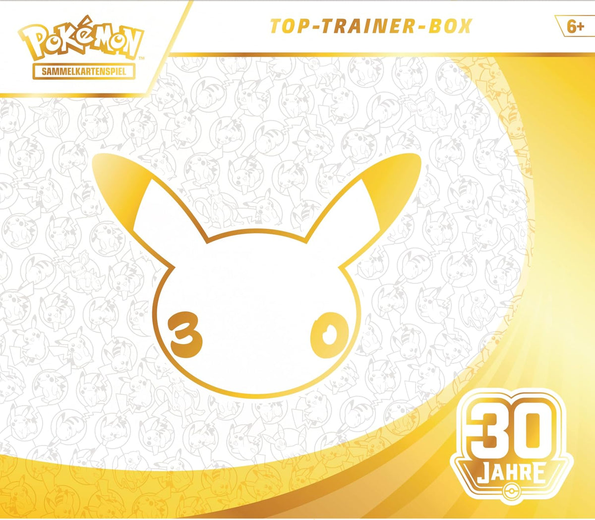 Pokémon Sammelkartenspiel 30 Jahre Top-Trainer-Box – Deutsch – Original versiegelt