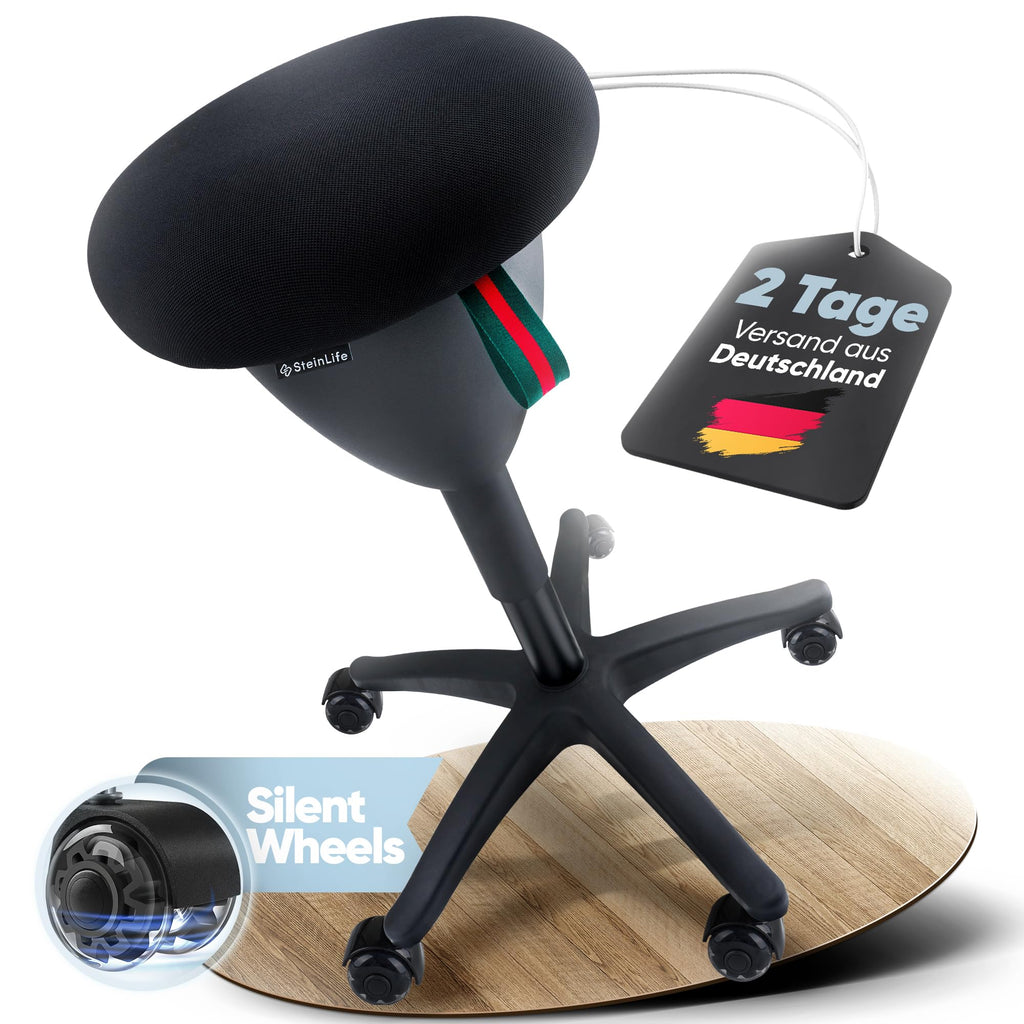 Bürohocker Ergonomisch [TESTSIEGER] Sitzhocker Höhenverstellbar