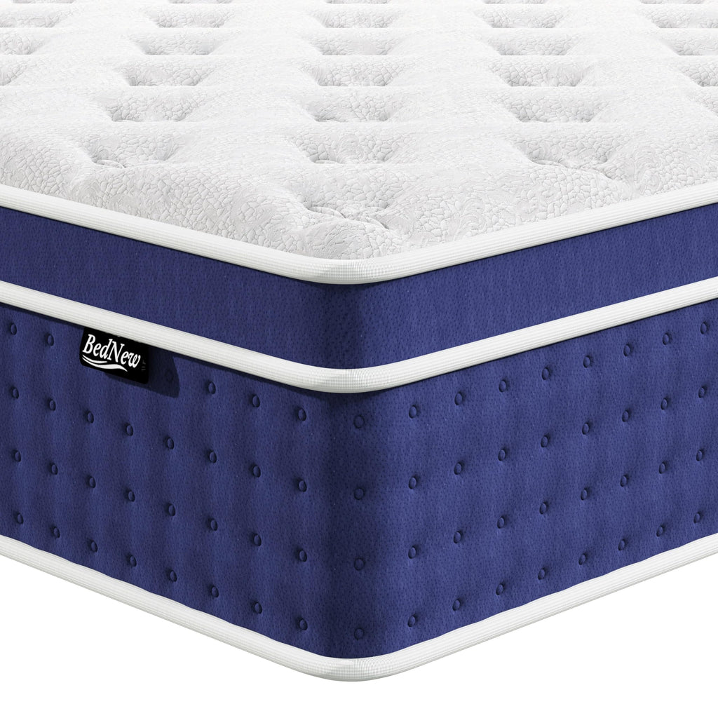 Matratze 180 x 200cm, Federkernmatratze H3 Höhe 31cm 7-Zonen Orthopädische Taschenfederkernmatratze mit Comfort Memory-Schaum Schicht