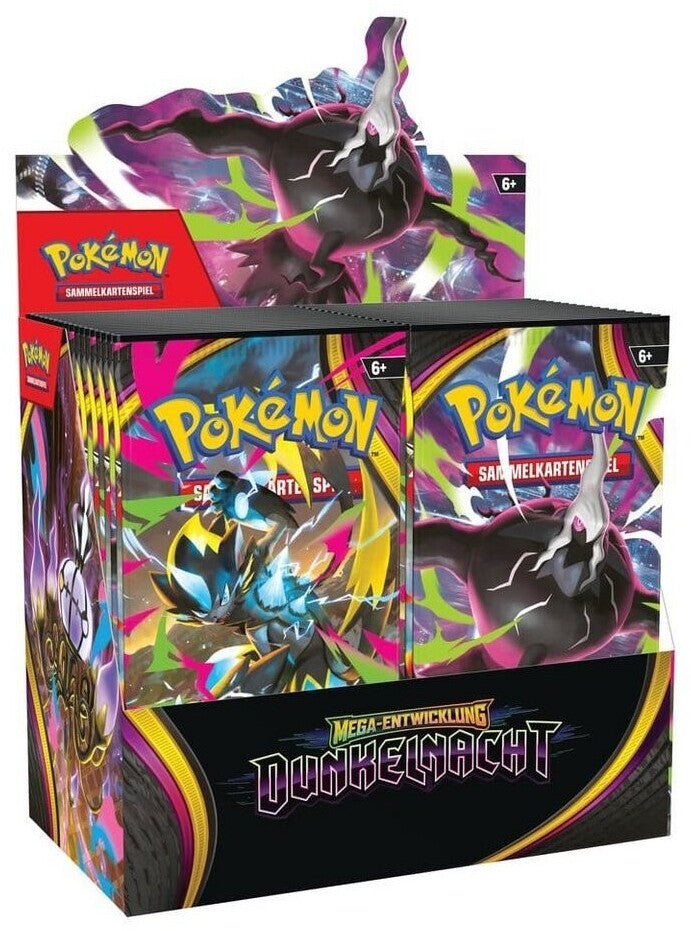 Pokémon Mega-Entwicklung Dunkelnacht Display (36 Boosterpacks) Deutsch – Originalversiegelt