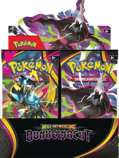 Pokémon Mega-Entwicklung Dunkelnacht Display (36 Boosterpacks) Deutsch – Originalversiegelt