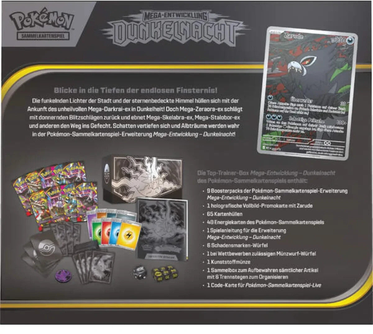 Pokémon Mega-Entwicklung - Dunkelnacht Top Trainer Box (DE)