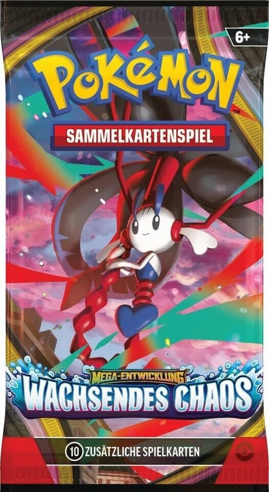 Pokémon Mega-Entwicklung Wachsendes Chaos Booster Display 36 Booster – Deutsch – Original versiegelt