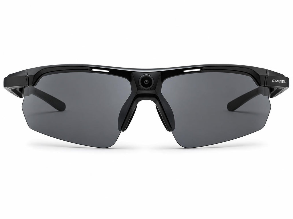 SONNENSTIL Cycling Kamera-Brille mit Schutzetui & Zubehör